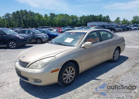 2004 Lexus Es 330 z USA, uszkodzony, nr VIN JTHBA30G545048170